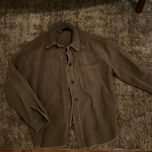 Olive green Zara jacket